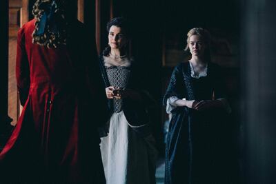 Rachel Weisz and Emma Stone in the film The Favourite. Atsushi Nishijima / 20th Century Fox