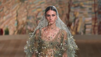 At Dior, autumn 2021 haute couture was about discreetly beautiful looks