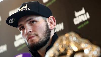 Khabib Nurmagomedov defended his UFC lightweight title against Dustin Poirier at UFC 242 in Abu Dhabi. Getty