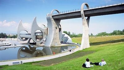The Falkirk wheel in Scotland may be replicated in Dubai. Courtesy Scottish Canals
