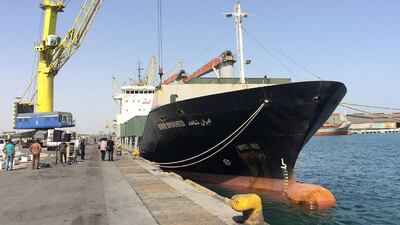 Handout photo of the Iran Shahed. Photo courtesy Christoph R Horstel