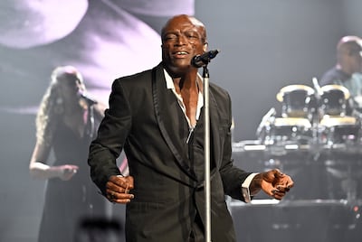 Seal will bring songs such as Kiss from a Rose, Crazy and Love’s Divine to Saadiyat Nights. Getty