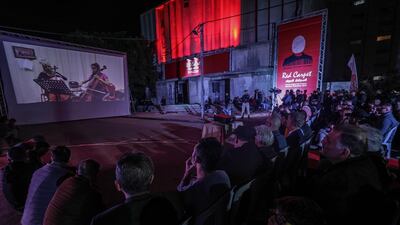 Fittingly, the documentary 'Gaza' was the screening for the opening ceremony. EPA