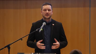 Greenland's Prime Minister Jens-Frederik Nielsen urged the US 'to talk through the right channels in a respectful manner'. Getty Images