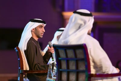 Dr Thani Al Zeyoudi, Minister of State for Foreign Trade and vice chairman of the UAE Industry Development Council in Abu Dhabi on Thursday. Khushnum Bhandari / The National