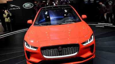 Jaguar's I-Pace electric 4x4 will go on sale in South Africa this month. AFP