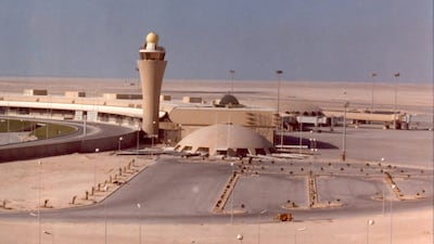 Abu Dhabi International Airport opened in 1982 after the demands of the city outgrew the airstrips at Al Bateen. Photo: Nomad