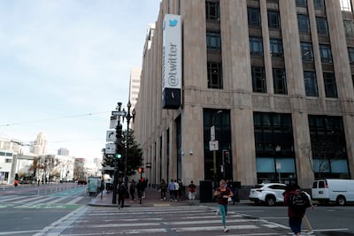 Twitter headquarters in San Francisco. EPA