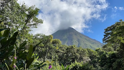 Arenal Volcano in Costa Rica is one of several active volcanoes that have predictable levels of activity, making it relatively safe for tourists to visit. Photo: Nayara Springs