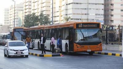 The buses in Sharjah are improving, says the RTA, with more cooling fans and enhanced services. But commuters are dissatisfied with the Al Jubail station near Sharjah Corniche. Sarah Dea / The National