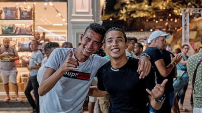 The Arab world is full of colourful and vibrant hand greetings. Getty Images