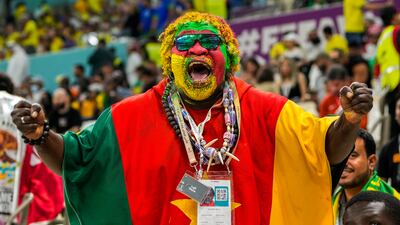 Cameroon's supporters. AP Photo