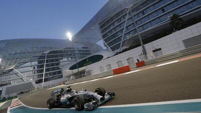 Lewis Hamilton drives his way to the title in Abu Dhabi. Luca Bruno / AP Photo