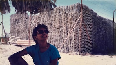 Cynthia Leboutte unwinds at the RAK Sailing Club in the early 1990s. "It was a place to relax and pass the time, catch up with friends.” Courtesy: Michelle Leboutte.