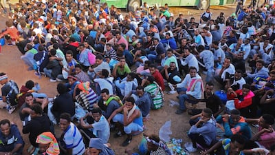 Migrants from government-run detention centres in Libya. Reuters