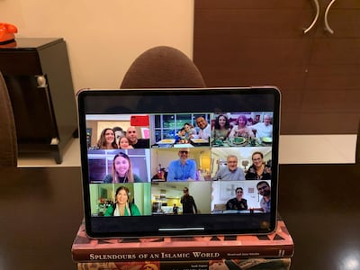 Saturday's dinner party was the first in a series from Table Tales. Supplied