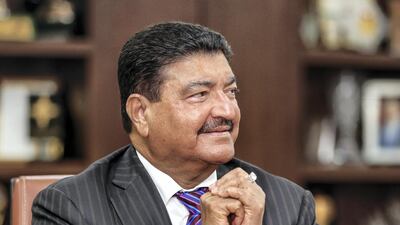 BR Shetty, founder and chairman of NMC Health. The company has $2bn at its disposal to acquire companies as and when it requires. Victor Besa/The National