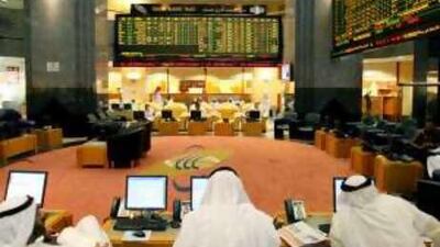 Etisalat losses and profit taking by leaders in the property sector weighed down the Abu Dhabi Securities Exchange.