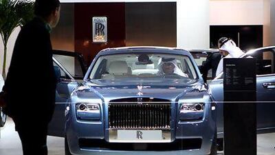 Rolls-Royce sold 3,575 cars in the UAE last year, an increase of 1 per cent on the previous year. Paulo Vecina / The National