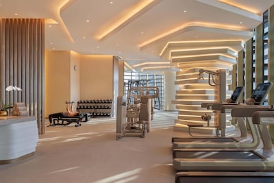 The wellness centre features Technogym equipment specially designed for the hotel. Photo: Mandarin Oriental