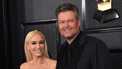 Gwen Stefani and Blake Shelton got married on Saturday in Oklahoma. AP