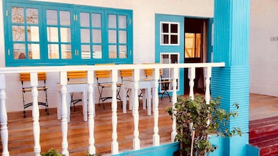 A view of the oceanfront chalet. Supplied