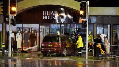 Twelve people were injured in the incident in Greenacre, a suburb of Sydney. EPA