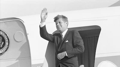 US President John F Kennedy leaves Berlin for Ireland on June 26, 1963. All photos: Getty Images