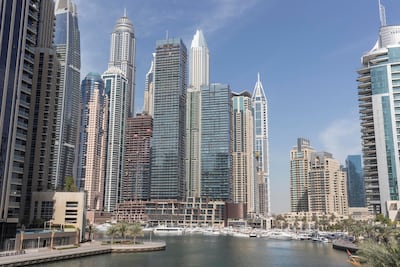 Dubai Marina is home to many lavish properties developed by leading real estate developers. Antonie Robertson / The National