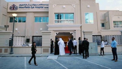 Moorfields Hospital recently tied up with Google to produce VR glasses that have an eye test built in. Courtesy Moorfields Hospital