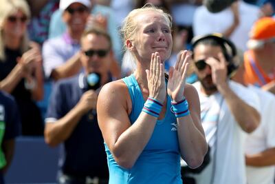 Kiki Bertens of the Netherlands has shown great confidence against the world's best players. AFP