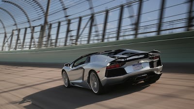 Handout: Lamborghini's Aventador Roadster (Courtesy Lamborghini)