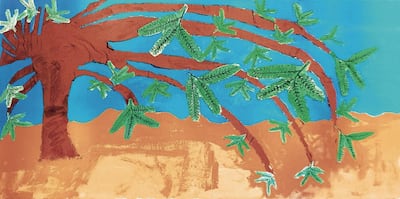 The Ghaf tree was chosen for the design as it is used in the Year of Tolerance's logo, and is an important symbol of the UAE. Courtesy Hands