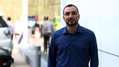 "I'm outraged and disgusted," said Khaled Akbik, a former Circuit Factory customer who watched the controversial advertisement by the Dubai-based gym. Satish Kumar / The National