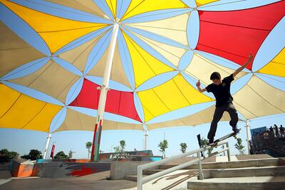 The Skate Park at Al Hudayriyat Island is at Circuit X. Photo: Hudayriyat Island