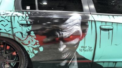 One of several Batman-inspired images.