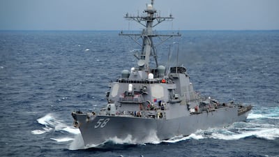 American naval forces shot down several attack drones and missiles targeting vessels in the Red Sea on Tuesday. Photo: US Department of Defense