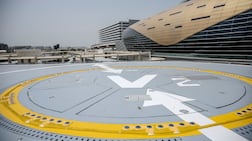 The DXV site features two take-off and landing pads. Ahmed Ramzan / The National