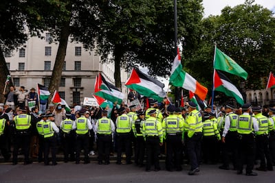 Pro-Palestinian protesters held their first march under the new Labour government last Saturday. Reuters