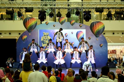 Visit Bawadi Mall and enjoy the performances of Talents Around the World, including the X1X Crew (pictured), as part of the Abu Dhabi Summer Season. Courtesy TCA Abu Dhabi
