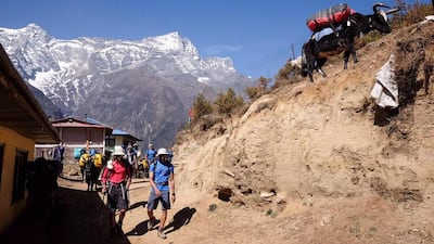 A UAE Armed Forces team has arrived at Mount Everest’s South Base Camp in Nepal to prepare for ascent of tallest mountain in the world. Wam
