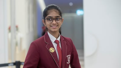 Sreya Binesh, one of the winners in the children's competition.