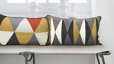 ‘Geometry is a huge influence right now,’ says Trine.