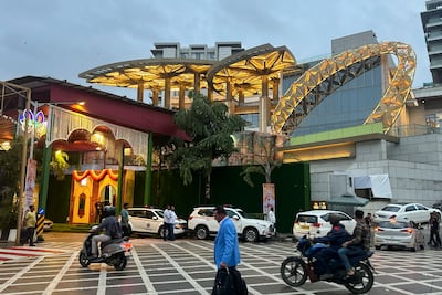 Jio World Centre is ready to host the event. AP