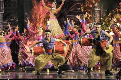 The Jaan-E-Jigar show. Courtesy Bollywood Parks Dubai