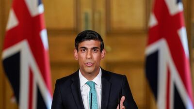 Britain's Chancellor Rishi Sunak is being urged to stop companies with poor tax compliance records from receiving bailout funds, 2020. REUTERS