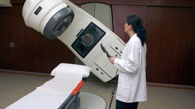 Al Noor will expand its Gulf International Cancer Centre, above, in Al Bahia off the Abu Dhabi-Dubai motorway. Nicole Hill / The National