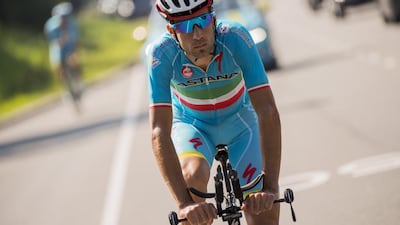 Italy's Vincenzo Nibali will race in the first Abu Dhabi Tour that begins on Thursday, and will be one of the favourites to secure overall victory. AFP PHOTO / JEFF PACHOUD