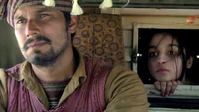 Randeep Hooda and Alia Bhatt play kidnapper and hostage in Imtiaz Ali's Highway. Courtesy Window Seat Films