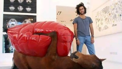 Benjamin Khalili at the Shizaru Gallery in Mayfair, London. Stephen Lock for The National